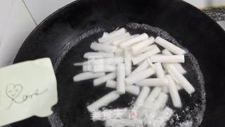 Fresh Meat and Vegetable Soup Rice Cake recipe