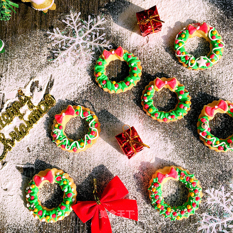 Christmas Wreath Cookies recipe
