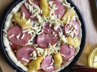 Pineapple Ham Pizza recipe