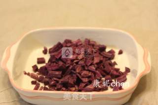 Purple Sweet Potato Barley and White Fungus Soup recipe
