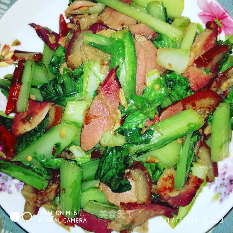 Stir-fried Bacon with Chinese Cabbage recipe