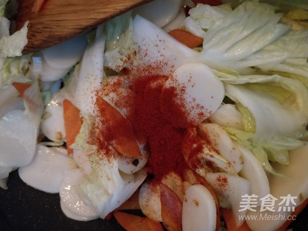 Spicy Fried Rice Cake recipe