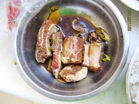 Microwave Bamboo Leaf Ribs recipe