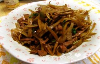 Burdock Beef Shredded recipe