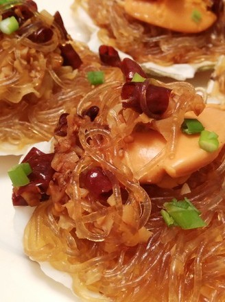 Scallops with Garlic Vermicelli recipe