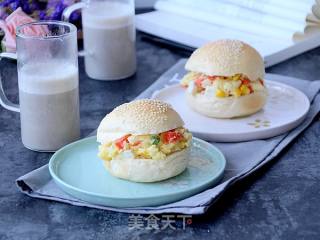 Potato Salad Burger recipe