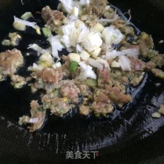 Braised Rice Cake with Minced Meat and Cabbage recipe
