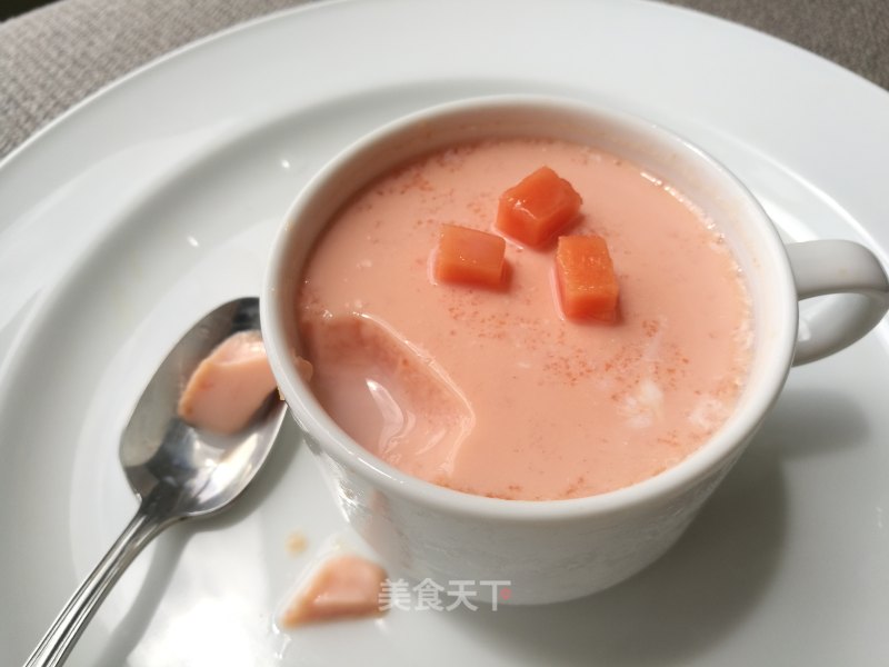 #trust之美# Papaya Hits Milk recipe