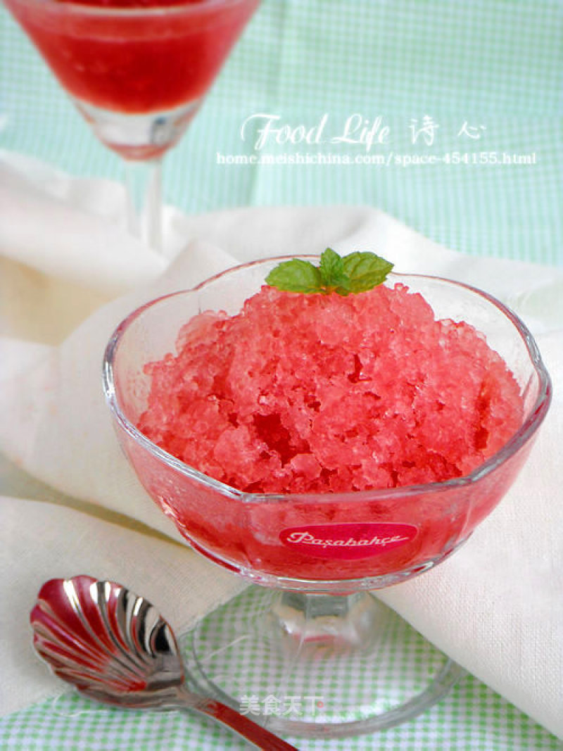 [watermelon Smoothie] --- An Indispensable Ice Product in The Sweltering Heat recipe