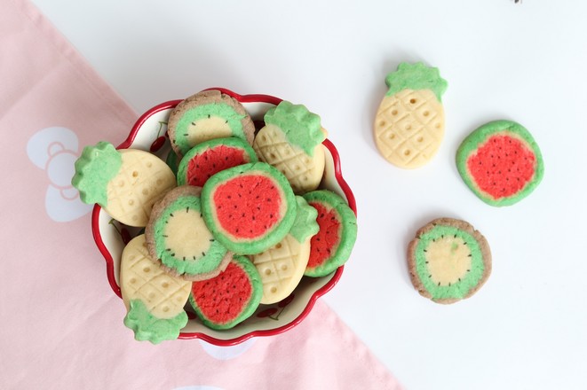 Watermelon Cookies recipe