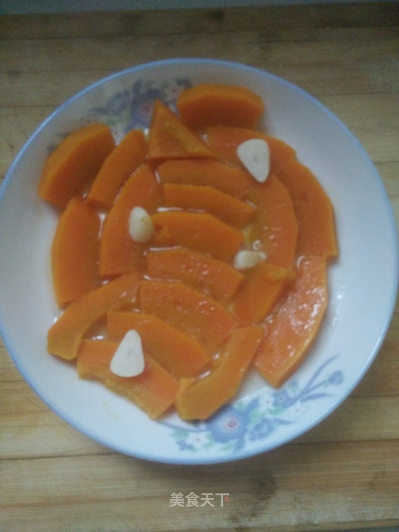 Steamed Pumpkin recipe