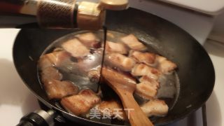 Braised Pork Belly with Plum Dried Vegetables recipe