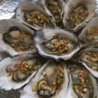 Microwave Version of Garlic Roasted Oysters recipe