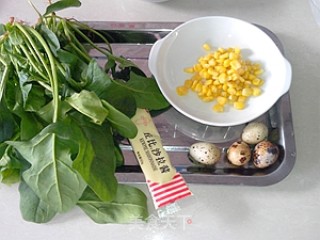 Spinach and Corn Salad recipe