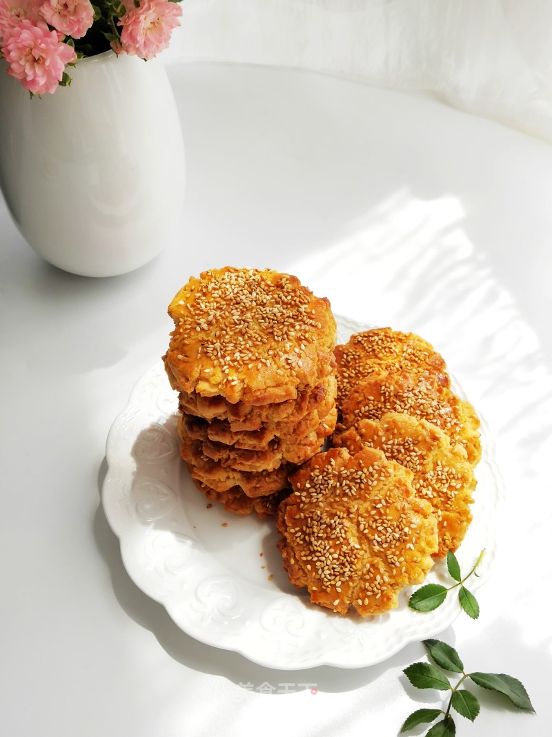 Sesame Peach Crisp recipe