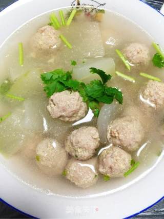 Yuanma's Private House-winter Melon Meatball Soup recipe