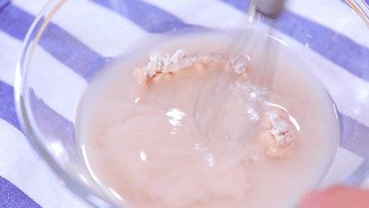Two-color Red Bean Cake Baby Food Supplement Recipe recipe