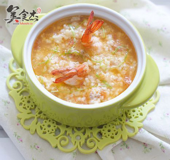 Millet Shrimp Lump Soup recipe
