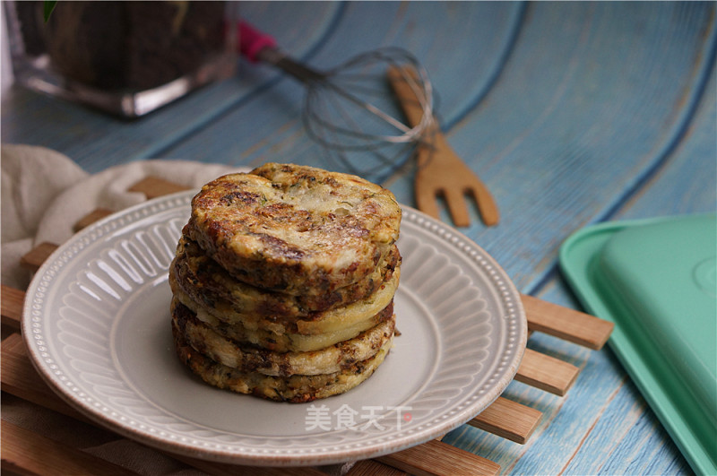 Clam Meat and Shallot Pancakes recipe