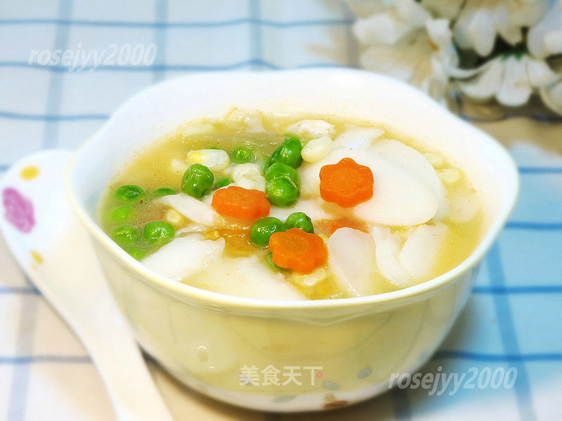 Shrimp and Spicy Cabbage Rice Cake Soup recipe