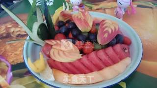 Colorful Fruit Plate recipe