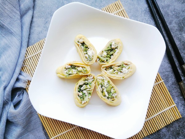 Toon Tofu and Egg Roll recipe