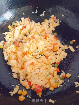 Assorted Egg Fried Rice recipe