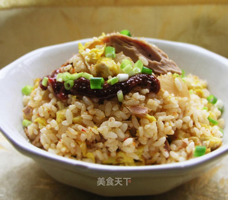 Lunch for One Person-korean Kimchi and Tuna Fried Rice