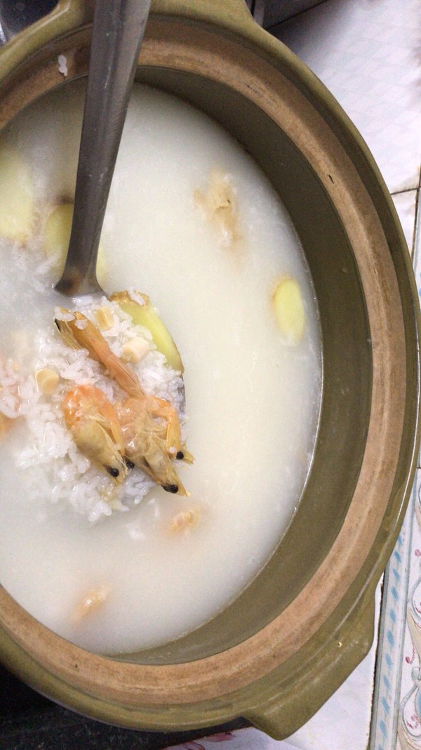 Dried Shrimp Congee recipe