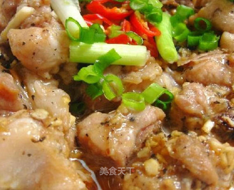 Steamed Pork Ribs in Drum Sauce recipe