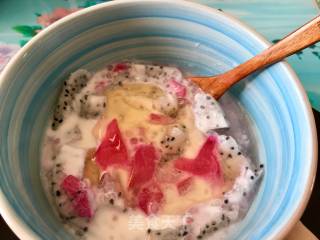 Dragon Fruit Sago recipe