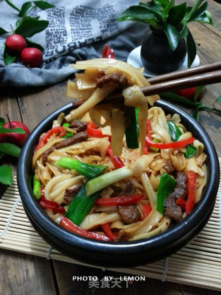 Cool Lamb Fried Noodle recipe