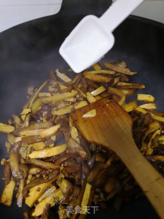 Stir-fried Eggplant Strips with Minced Meat recipe