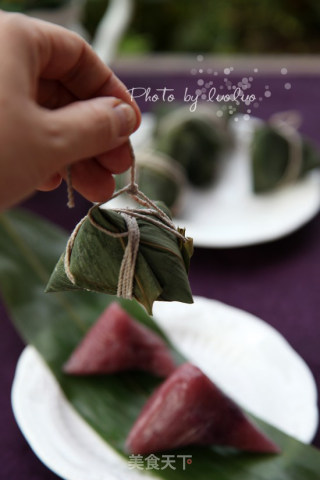 Coarse Grain Food——purple Sweet Potato Mini Rice Dumplings recipe