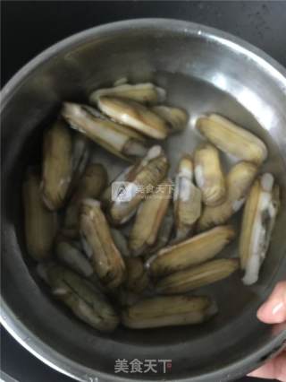 Spicy Fried Razor Clam recipe