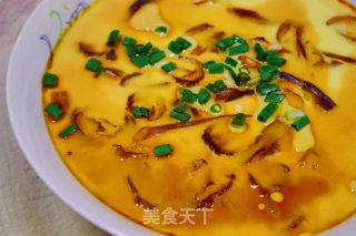 Egg Custard~scallop Agaricus Steamed Egg recipe