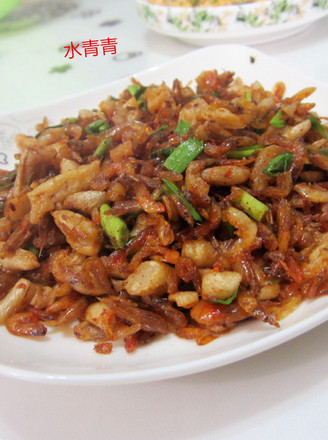 Stir-fried Shrimp with Dried Radish recipe