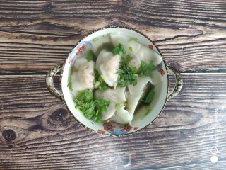 Mushroom Wontons with Fresh Meat recipe