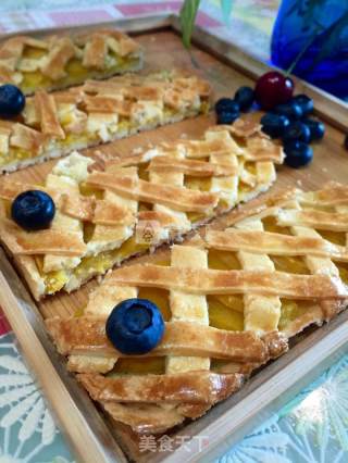 #aca烤明星大赛#mango Pie with Milky Flavor recipe