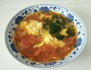 Tomato Soup with Egg recipe