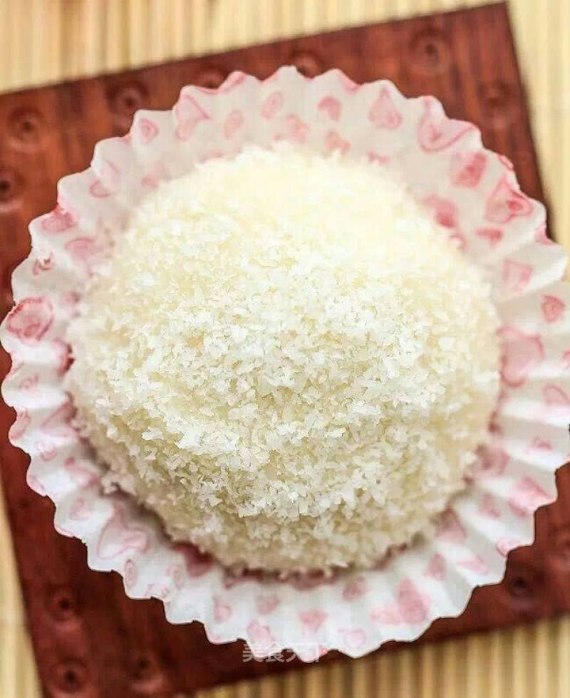 Bean Paste with Coconut and Glutinous Rice Cake recipe