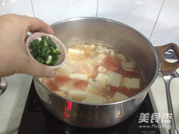 Tofu and Shrimp in One Pot recipe