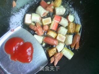 Red Soup-amaranth Fish Tofu Soup recipe