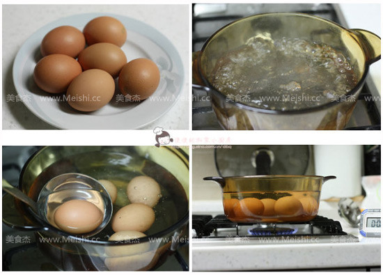 Heart-boiled Eggs recipe