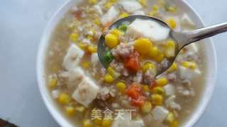 Corn Tofu Soup recipe