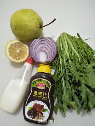 Bitter Chrysanthemum Mixed with Pear recipe