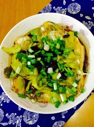 Steamed Fish Belly with Mustard