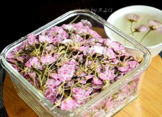 #春食野菜香#salted Cherry Blossoms recipe