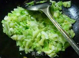 Cabbage Grilled Sausage Fried Rice recipe