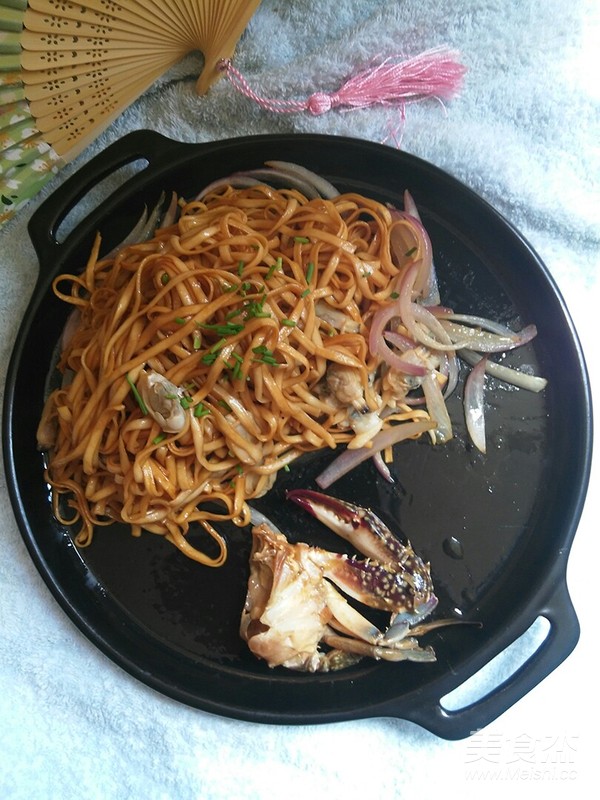 Fried Noodles with Seafood recipe